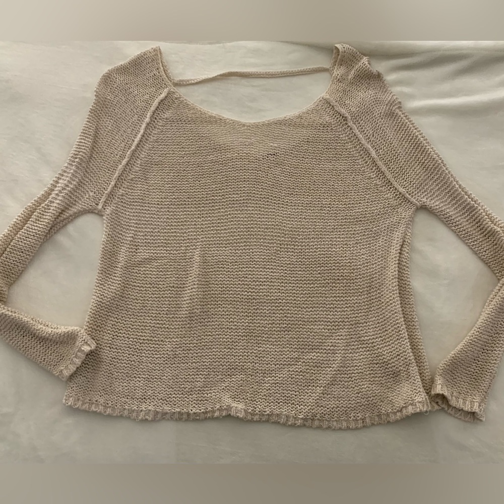Free people crochet top, size small